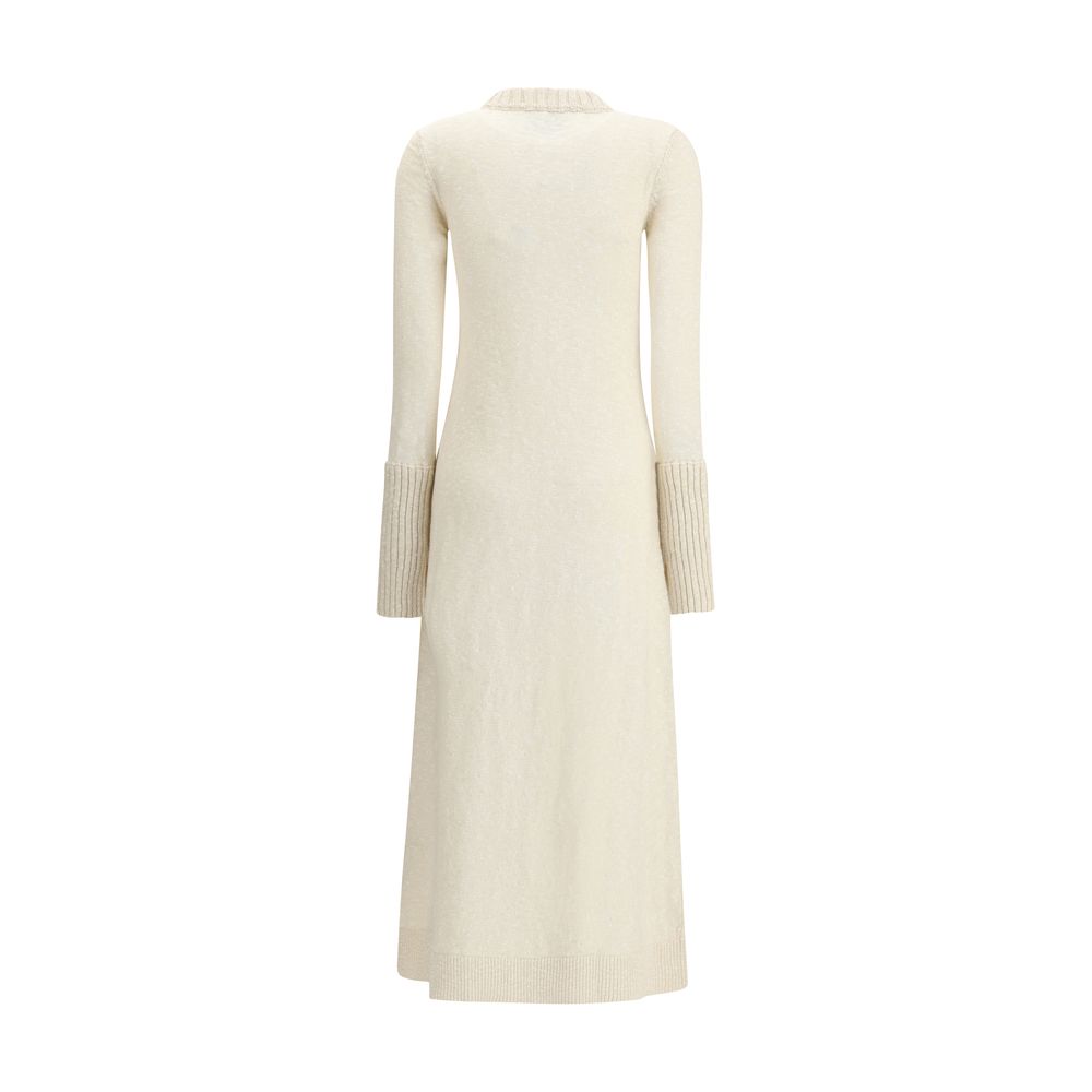 SA SU PHI White Cashmere Casual Dress - Image 2