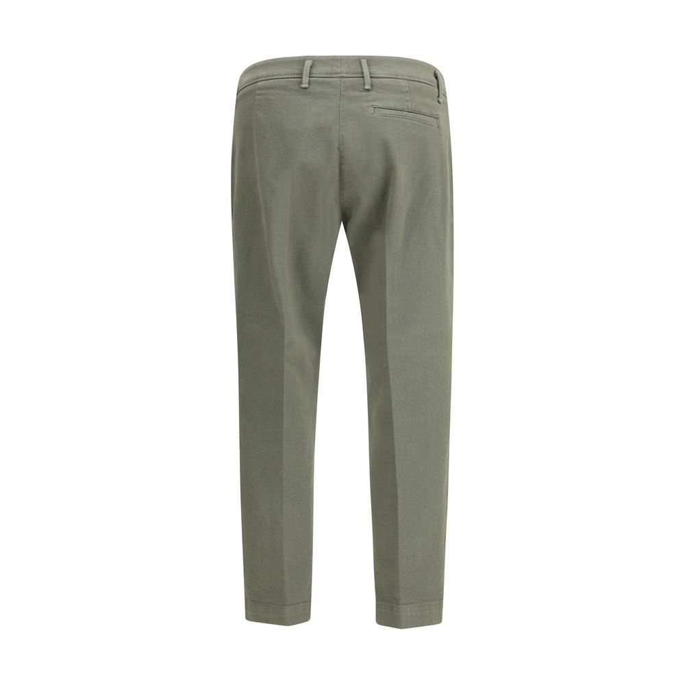 Cruna Bicolor Cotton Casual Pants - Image 2