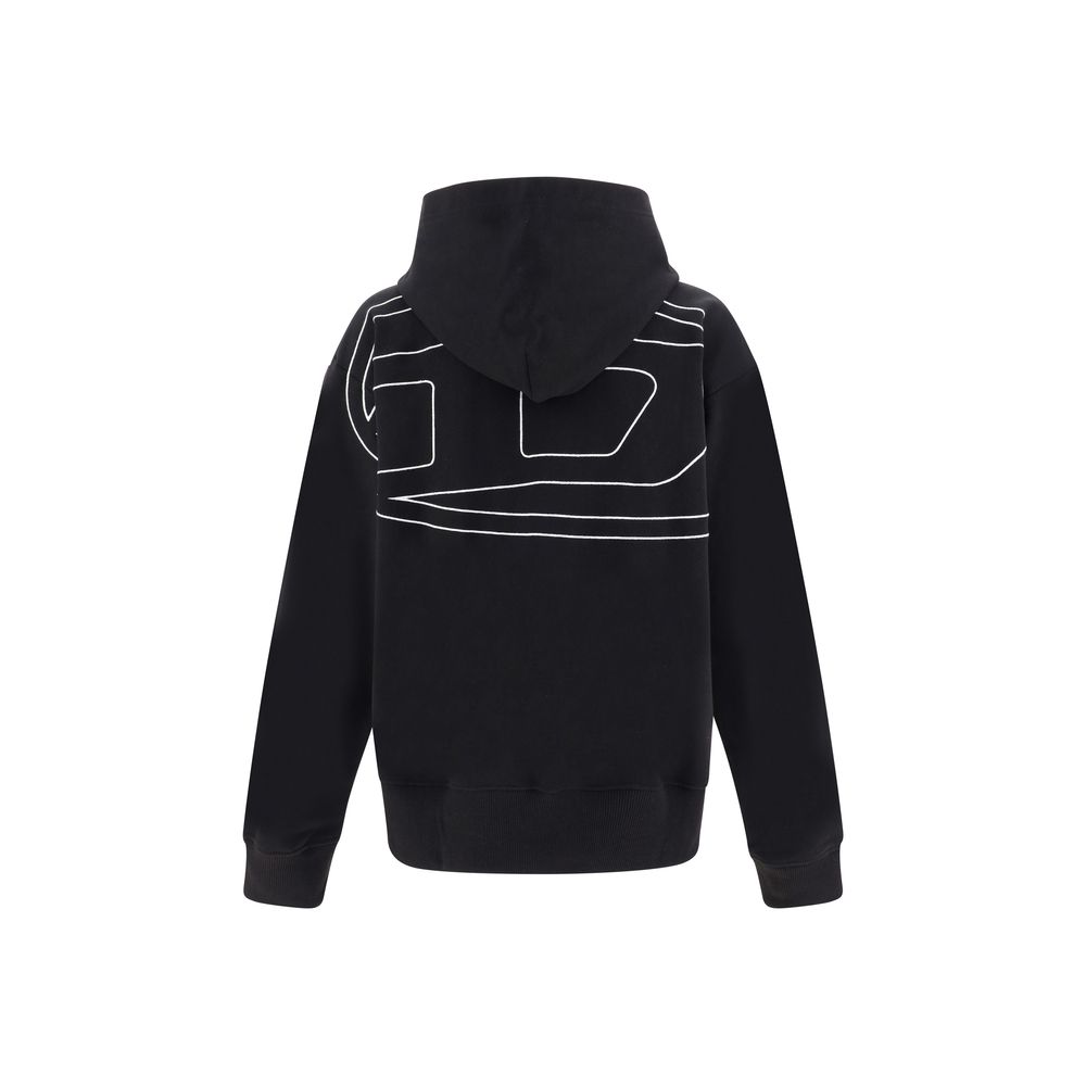 Diesel Black Elastane Sweatshirt - Image 2