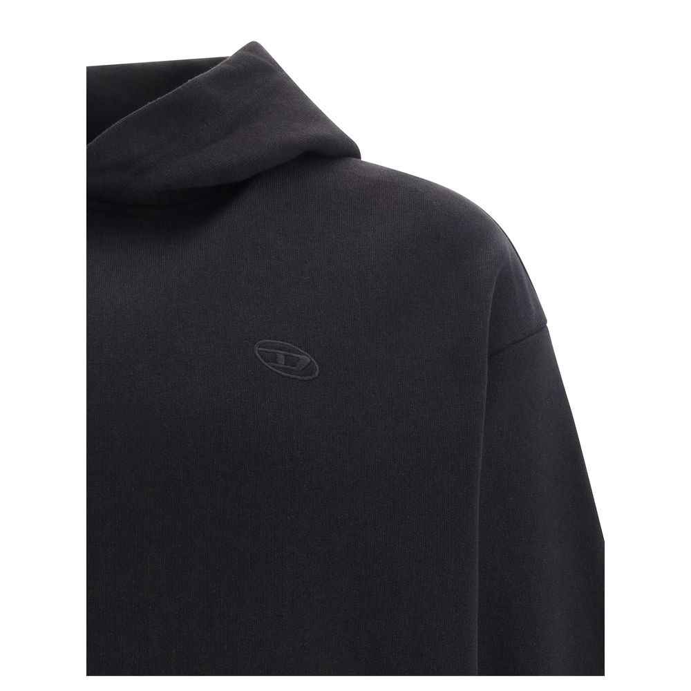 Diesel Black Elastane Sweatshirt - Image 3