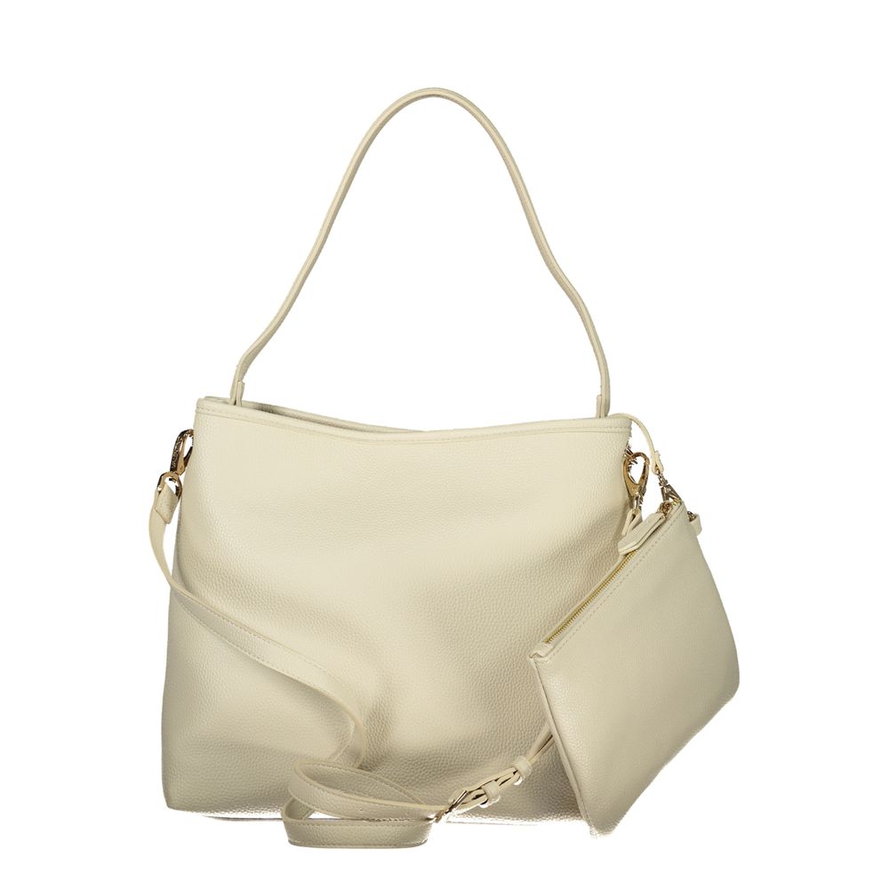 Mario Valentino Beige Polyurethane Women Shoulder Bag - Image 2