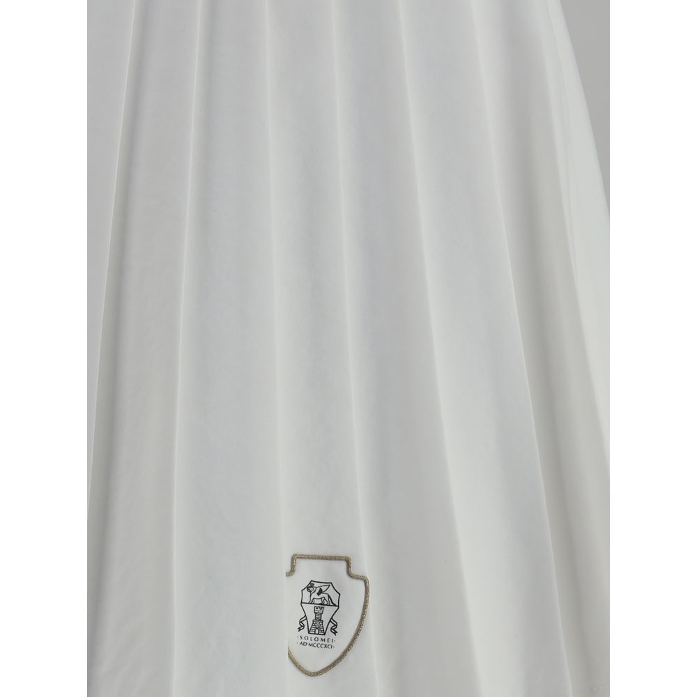 Brunello Cucinelli White Polyester Mini Skirt - Image 3