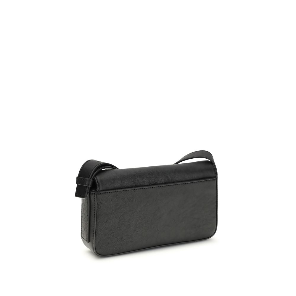 Alexander Wang Black Calf Leather Bos Taurus Shoulder Bag - Image 3