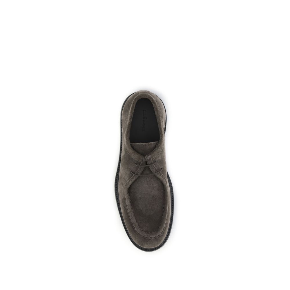 Kiton Brown Leather Oxfords And Derbies - Image 4