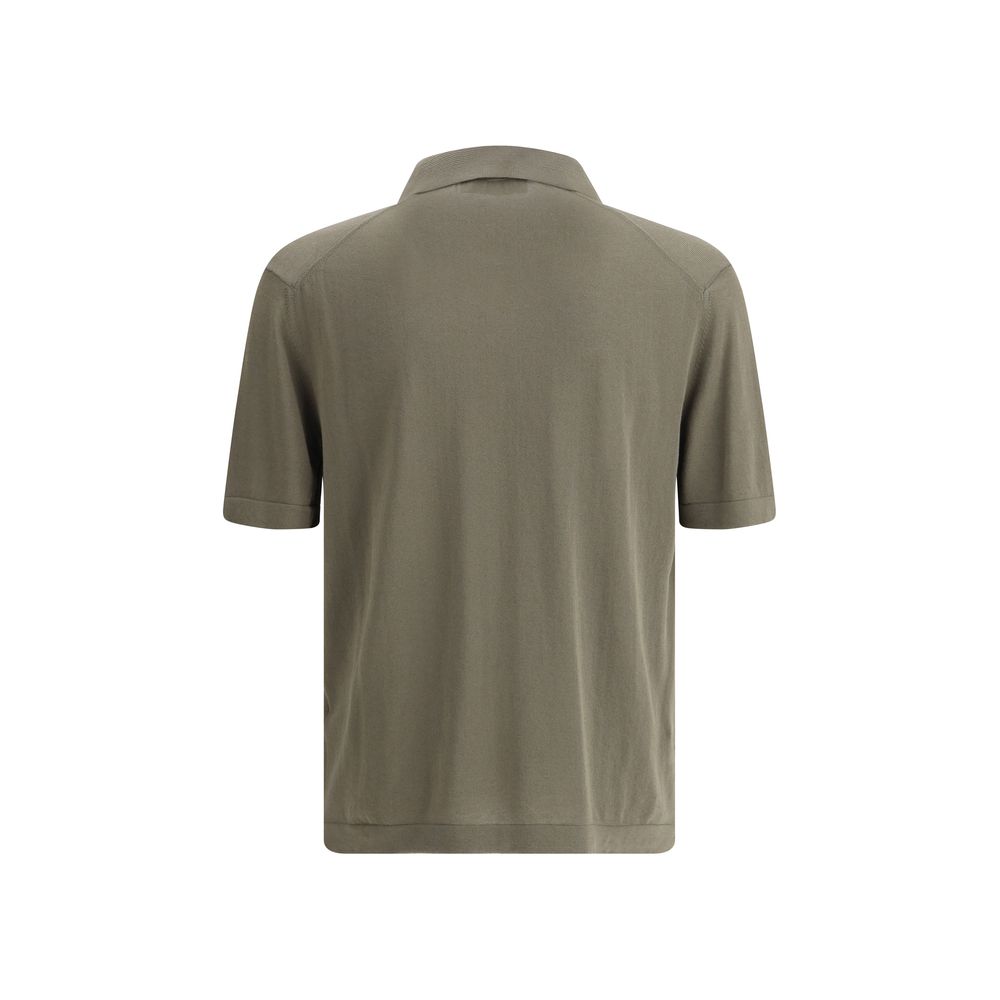 Cruna Bicolor Cotton Polo Shirt - Image 2