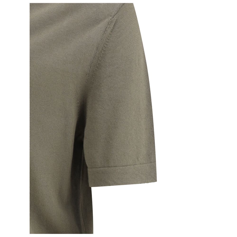 Cruna Bicolor Cotton Polo Shirt - Image 3