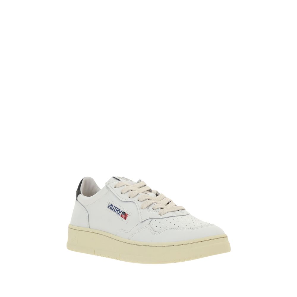 Autry White Calf Leather Bos Taurus Sneakers - Image 2