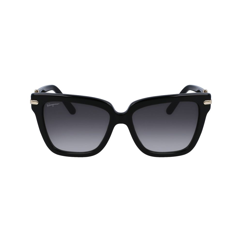 Ferragamo Black Acetate Sunglasses - Image 2