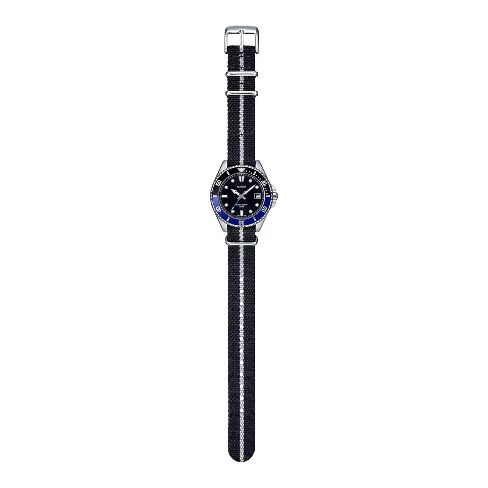 Casio Black Fabric Sport Watch - Image 2