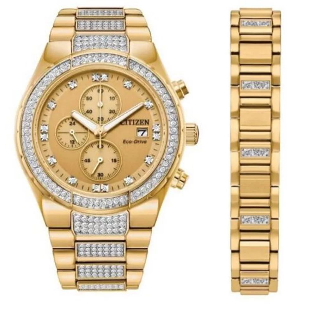 Citizen Gold Stainless Steel Bracelet Watch - Image 2