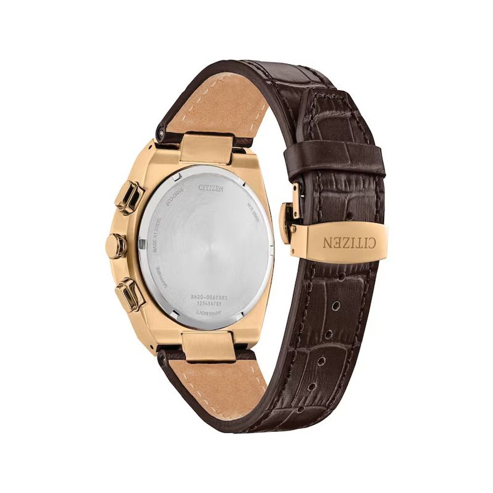 Citizen Brown Leather Dress Watch - Image 2