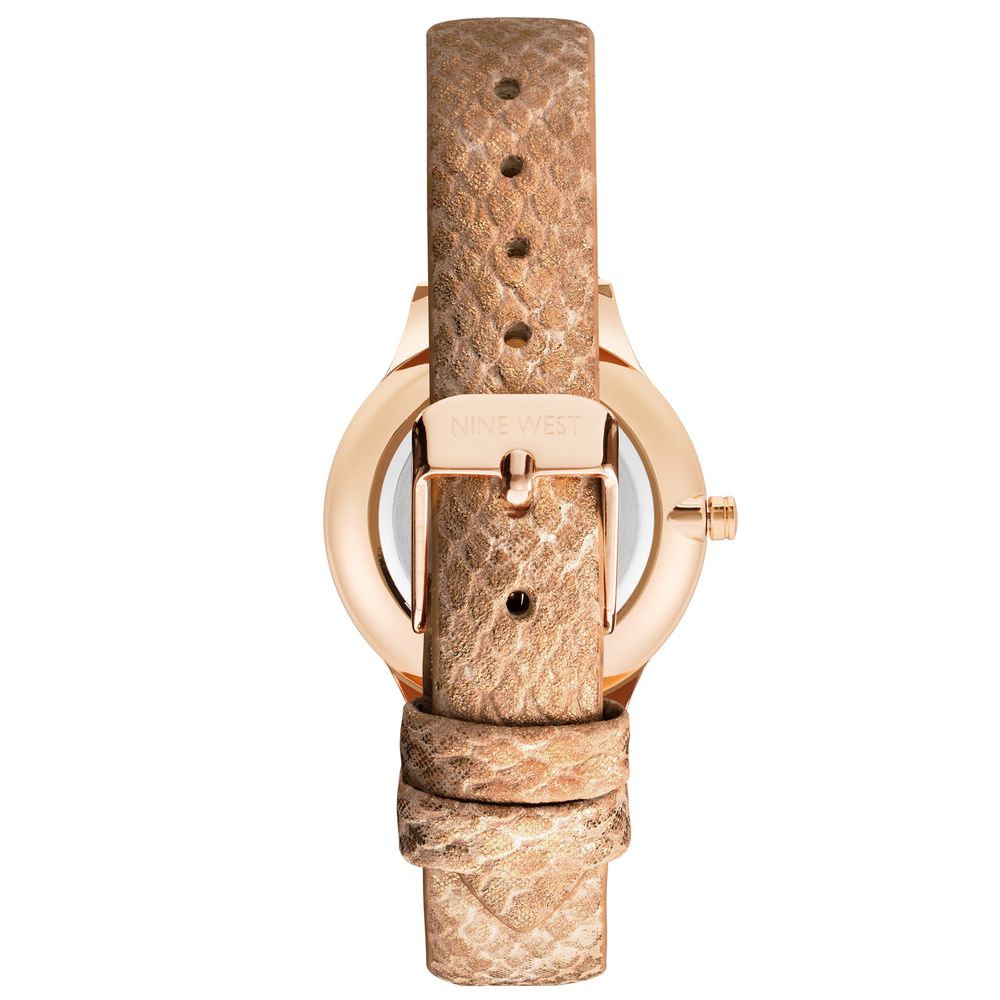 Nine West Multicolor Leather Dress Watch - Image 3