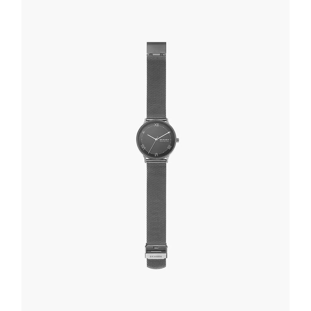 Skagen Gray Stainless Steel Dress Watch - Image 2