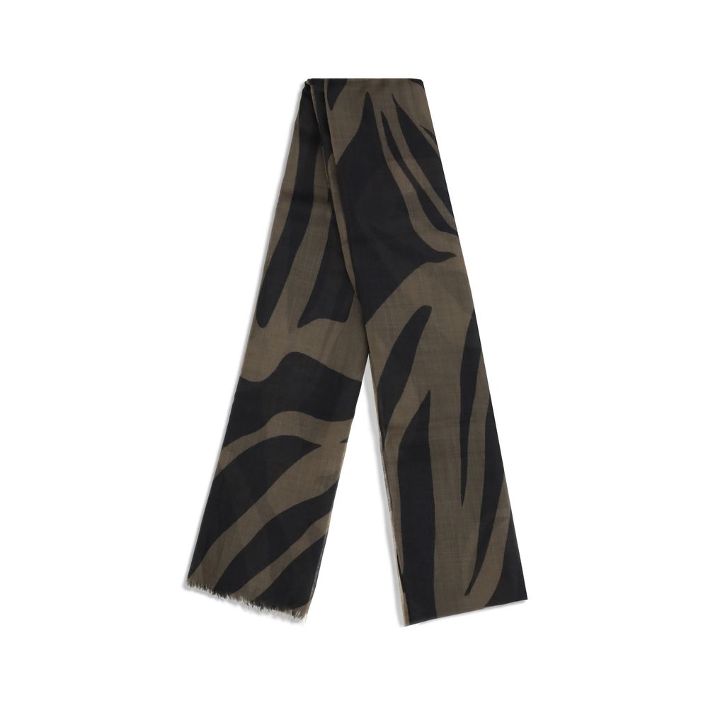 Brunello Cucinelli Multicolor Cashmere Scarf - Image 2