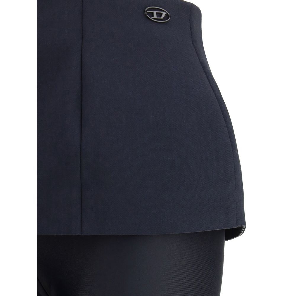 Diesel Black Polyester Casual Pants - Image 3