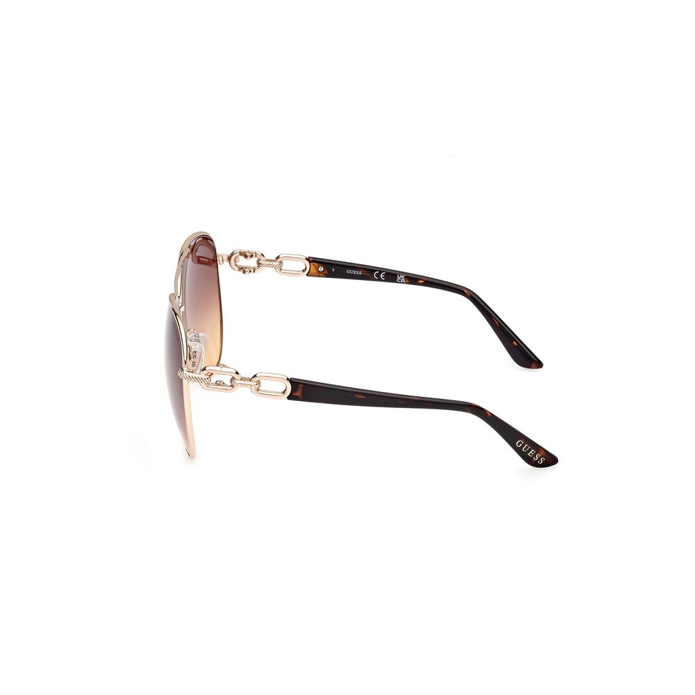Guess Gold Metal Sunglasses - Image 2