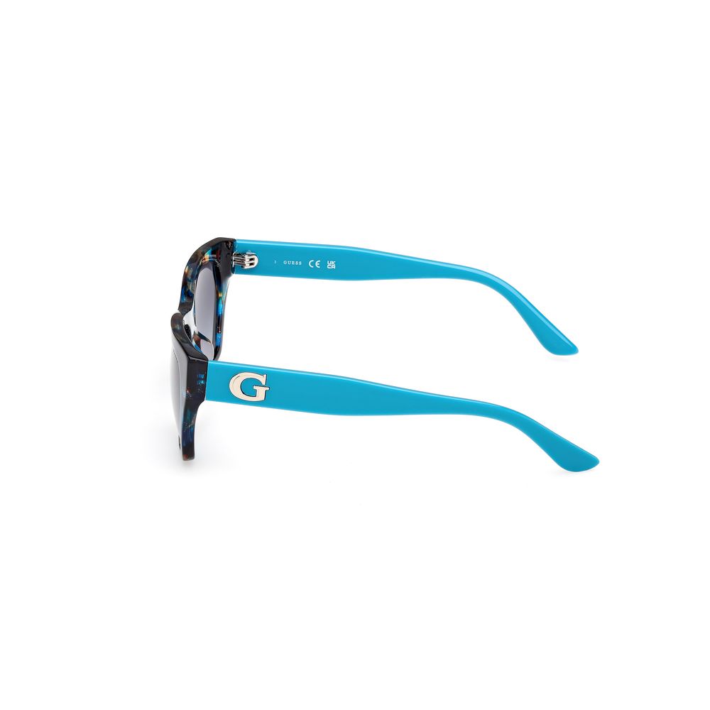 Guess Blue Acetate Sunglasses - Image 2