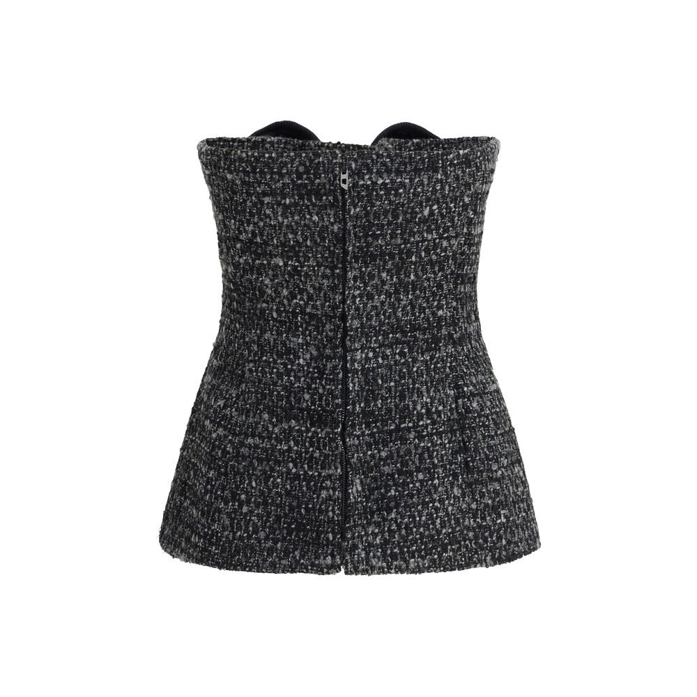 Diesel Gray Polyester Top - Image 2