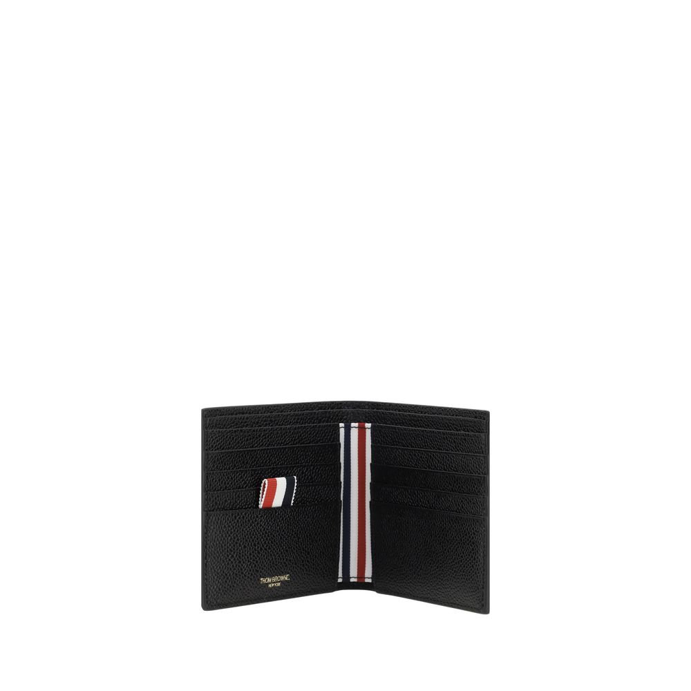 Thom Browne Black Calf Leather Bos Taurus Wallet - Image 3