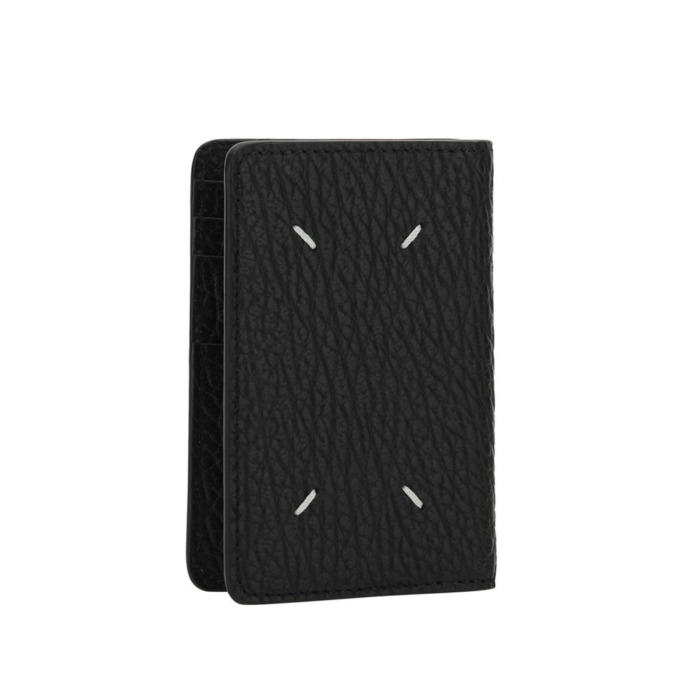 Margiela Black Calf Leather Bos Taurus Wallet - Image 2