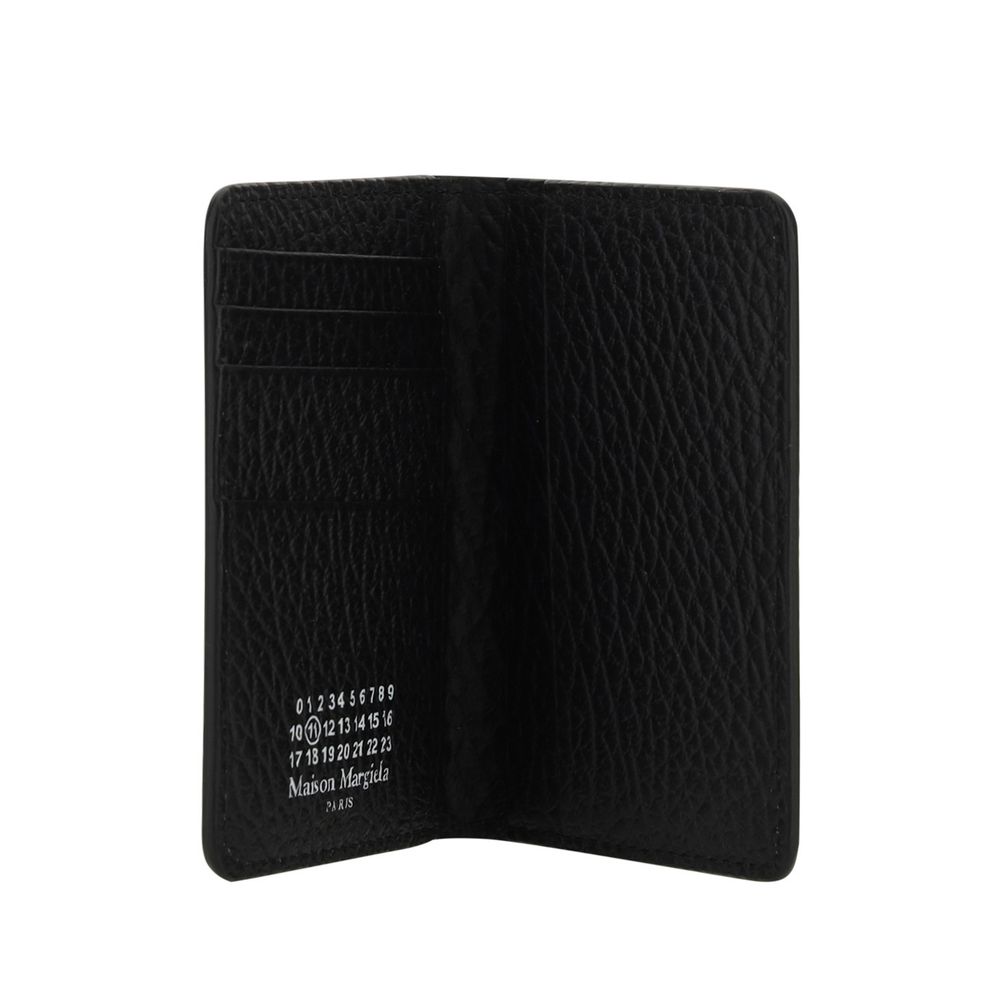 Margiela Black Calf Leather Bos Taurus Wallet - Image 3