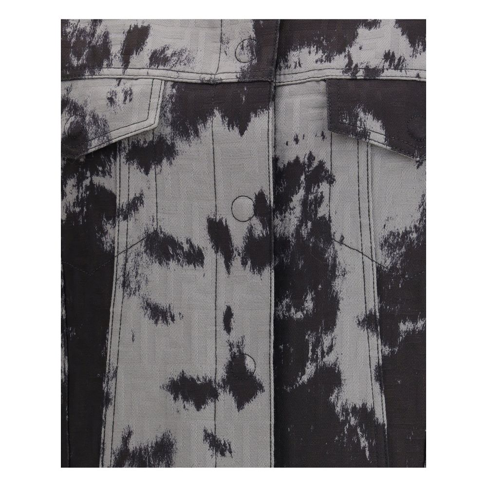 Fendi Black Cotton Denim Jacket - Image 3