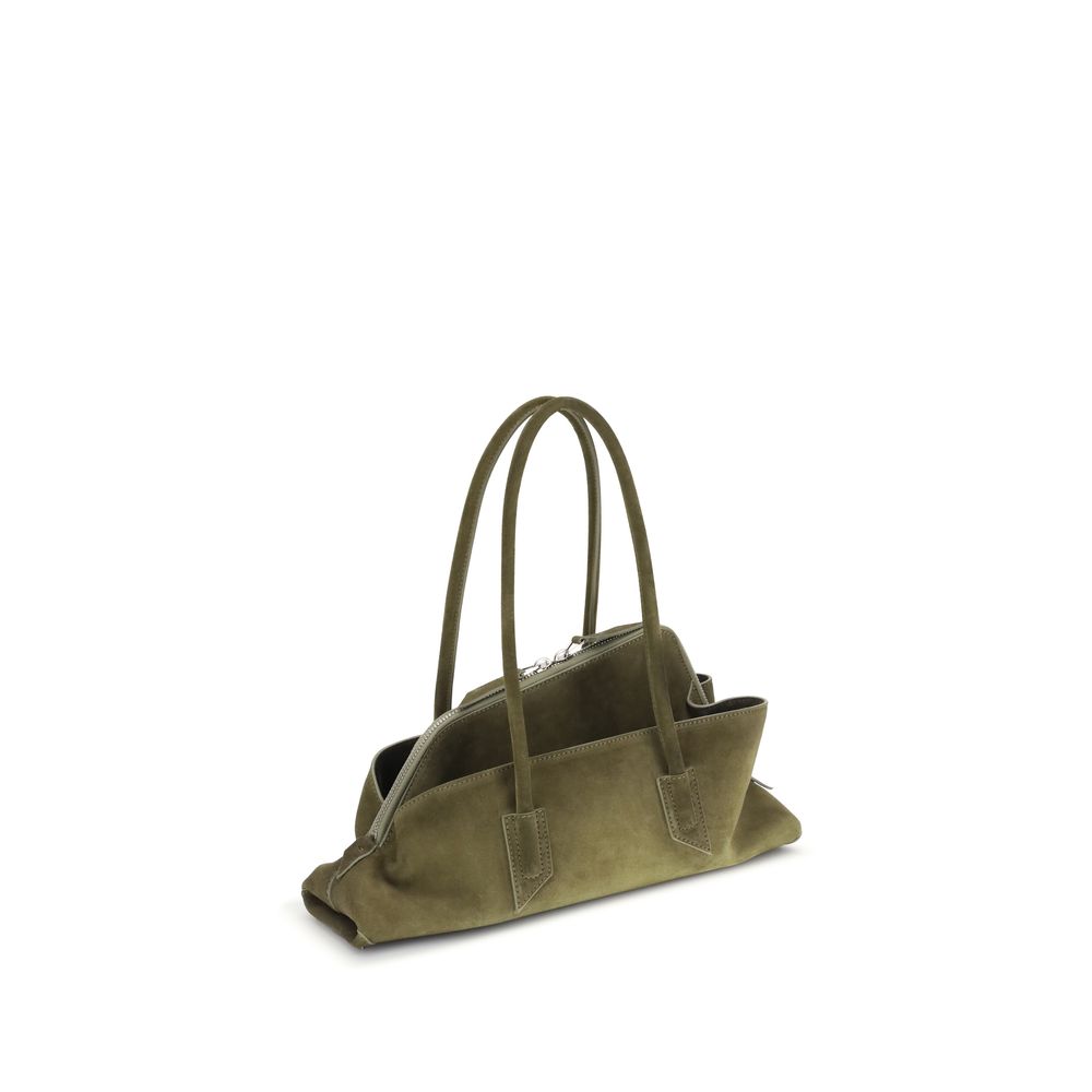 The Attico Green Calf Leather Bos Taurus Shoulder Bag - Image 3
