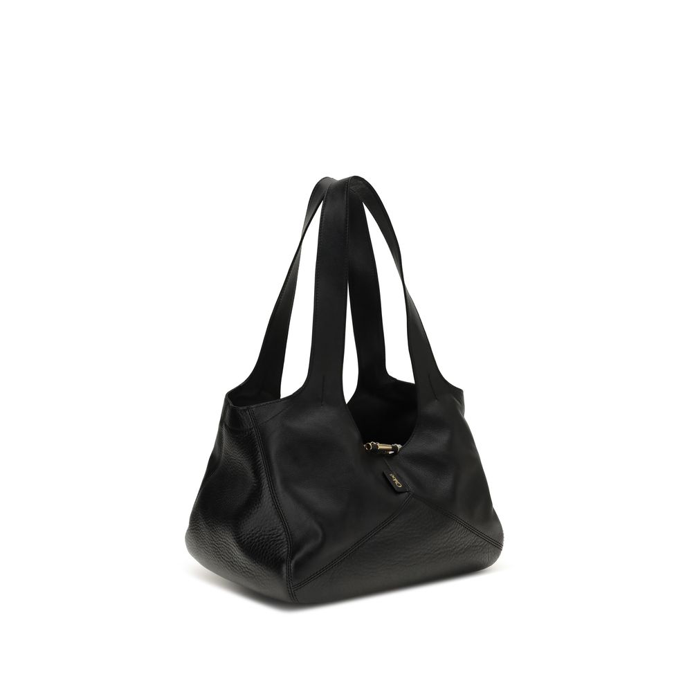 Chloé Black Calf Leather Bos Taurus Shoulder Bag - Image 2