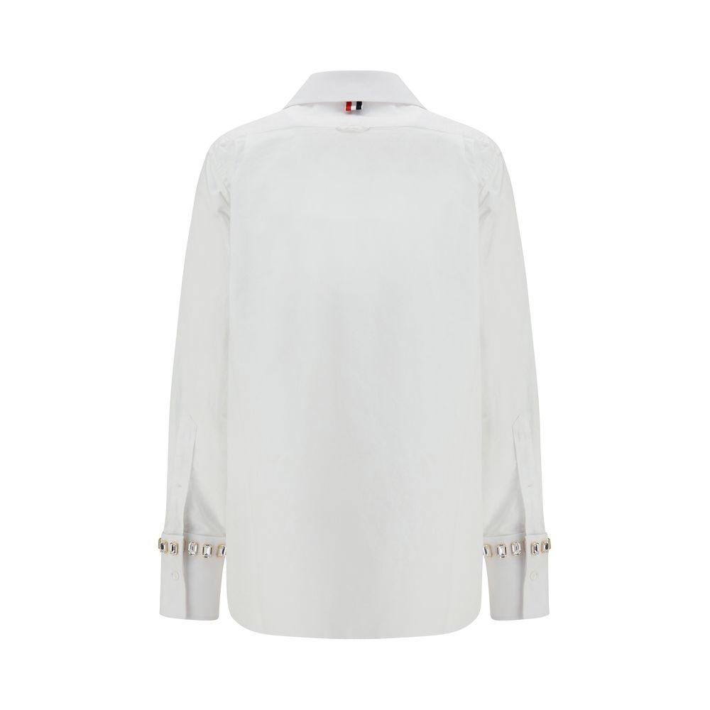 Thom Browne White Cotton Dress Shirt - Image 2