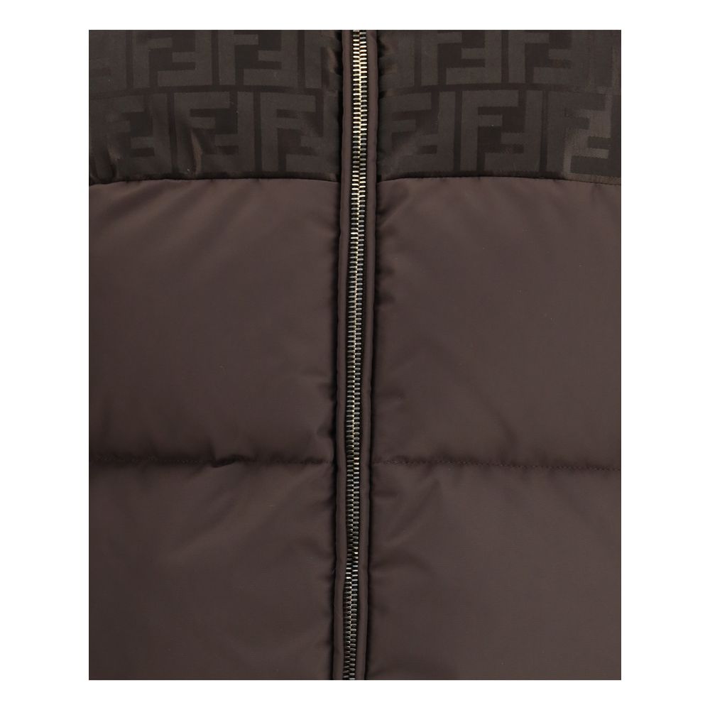 Fendi Brown Cotton Coat - Image 3