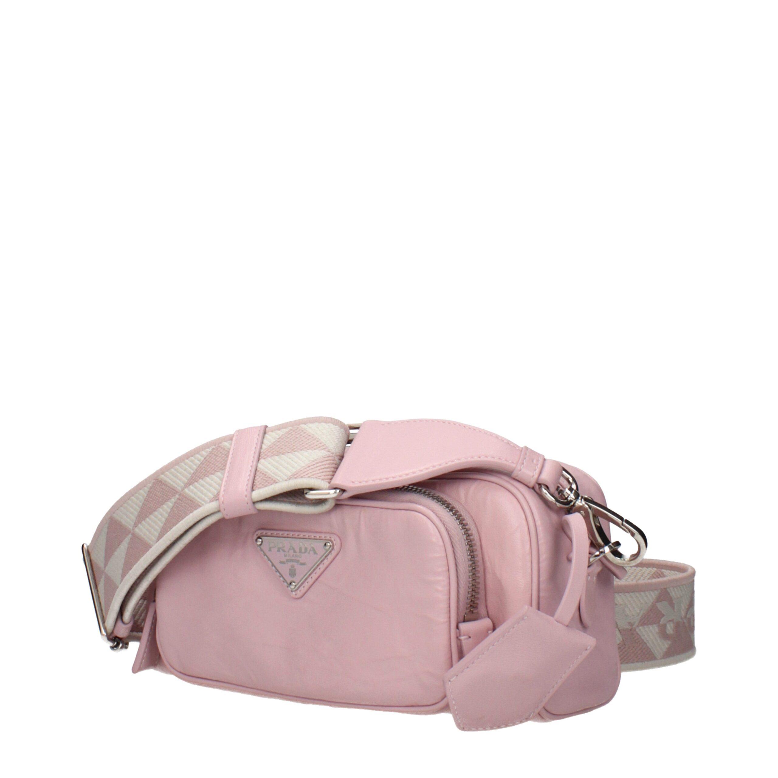 Prada Pink Leather Crossbody Bag - Image 2