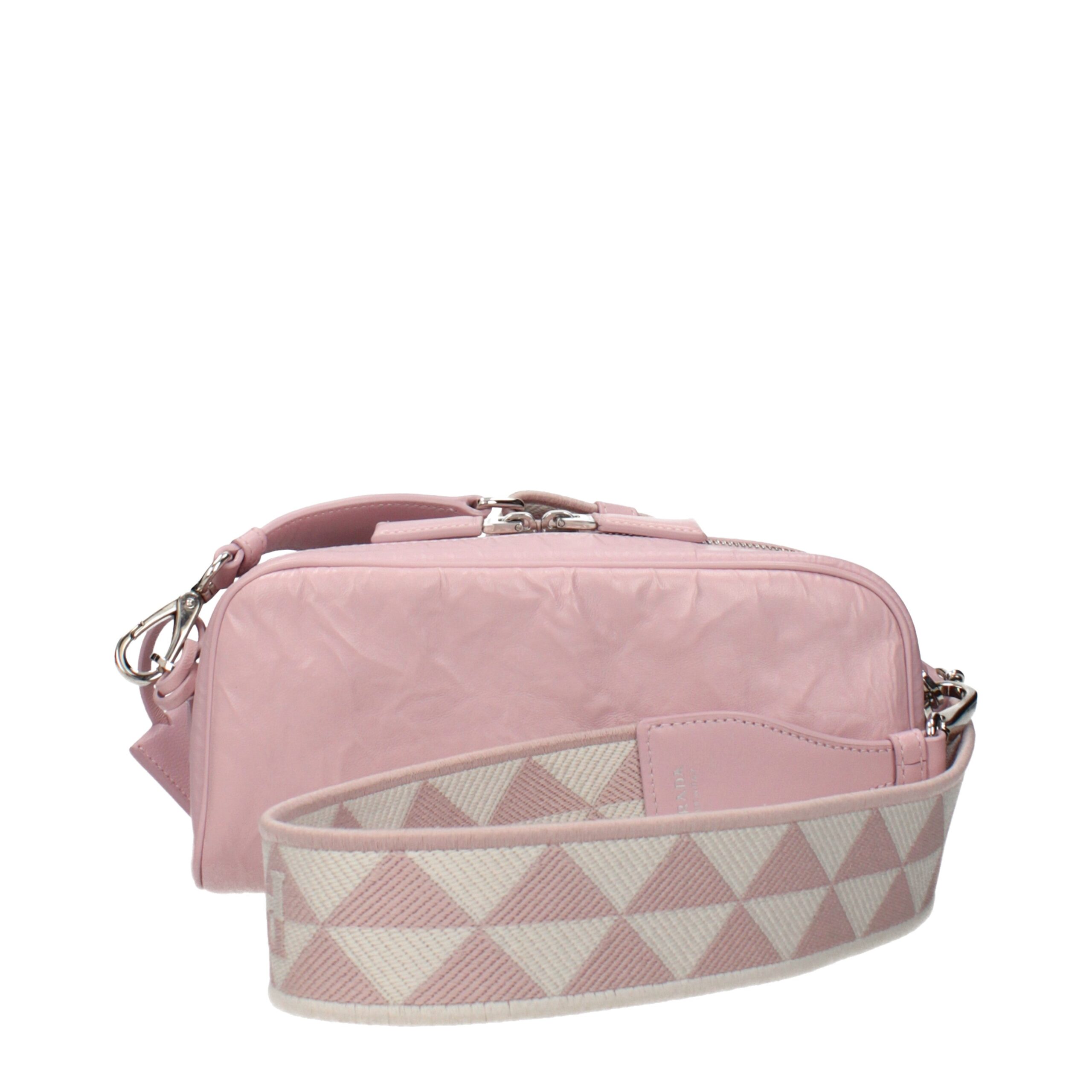 Prada Pink Leather Crossbody Bag - Image 3