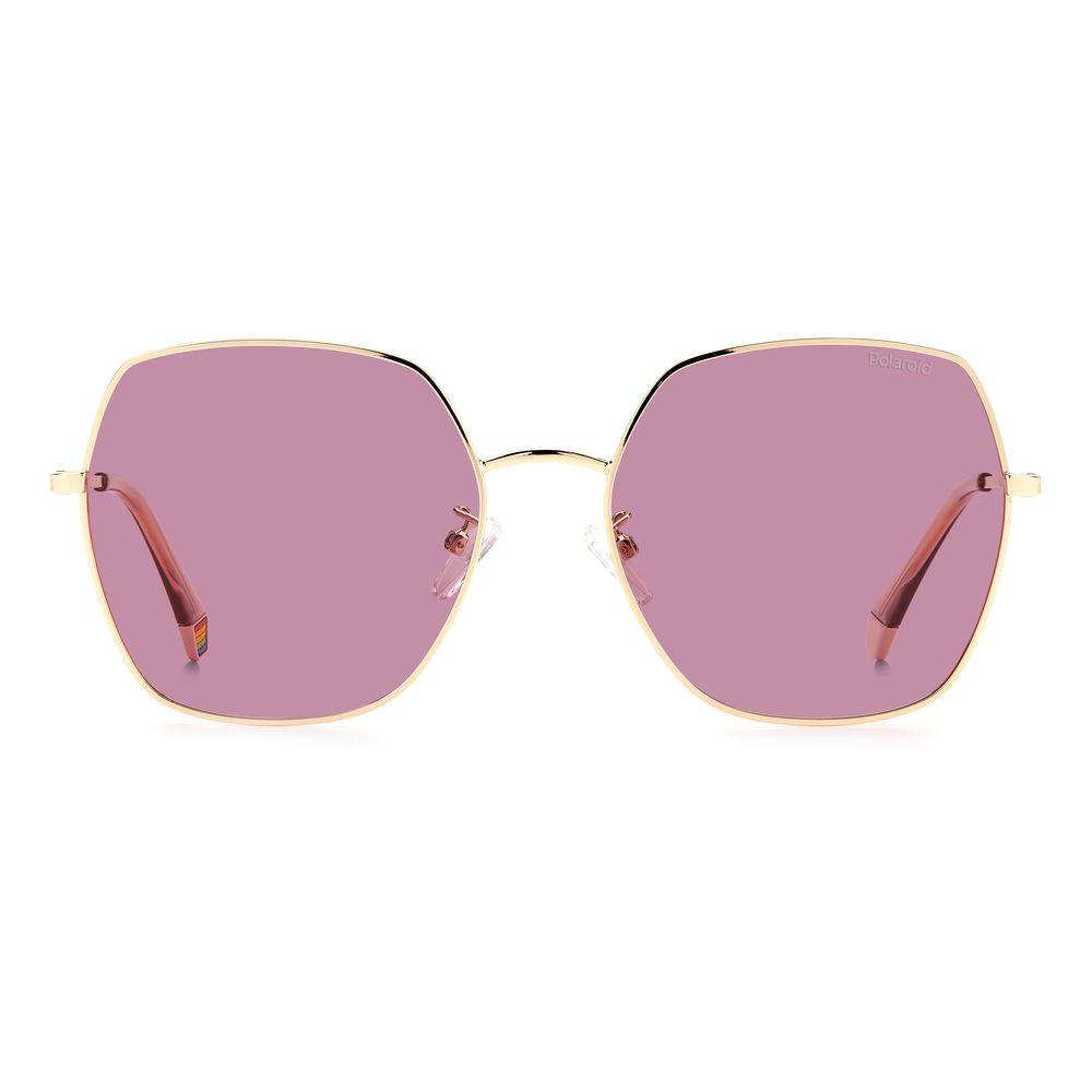 Polaroid Rose Gold Stainless Steel Sunglasses - Image 2