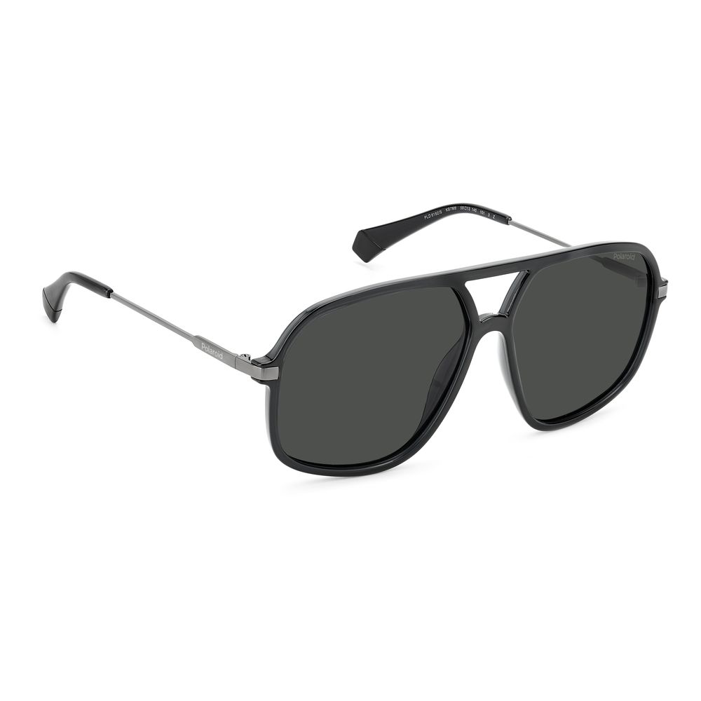 Polaroid Gray Plastic Sunglasses - Image 3