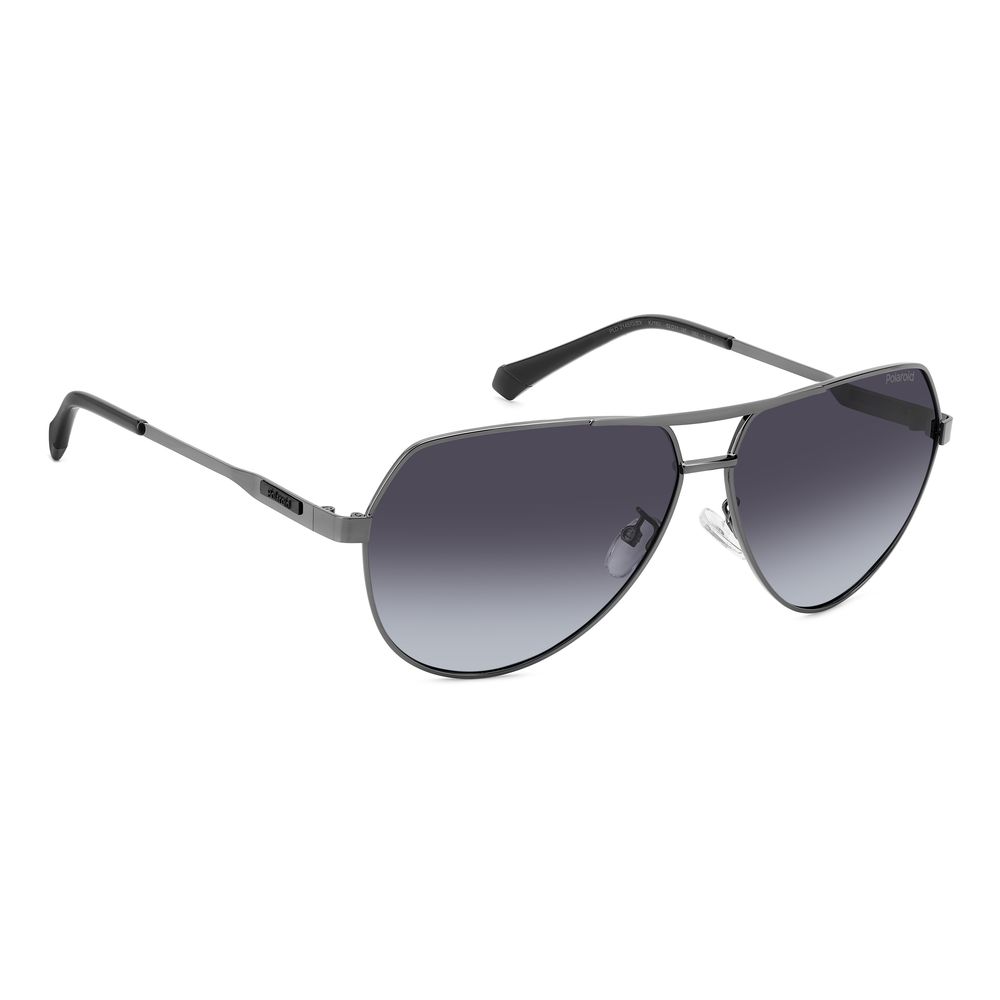 Polaroid Gray Metal Sunglasses - Image 3