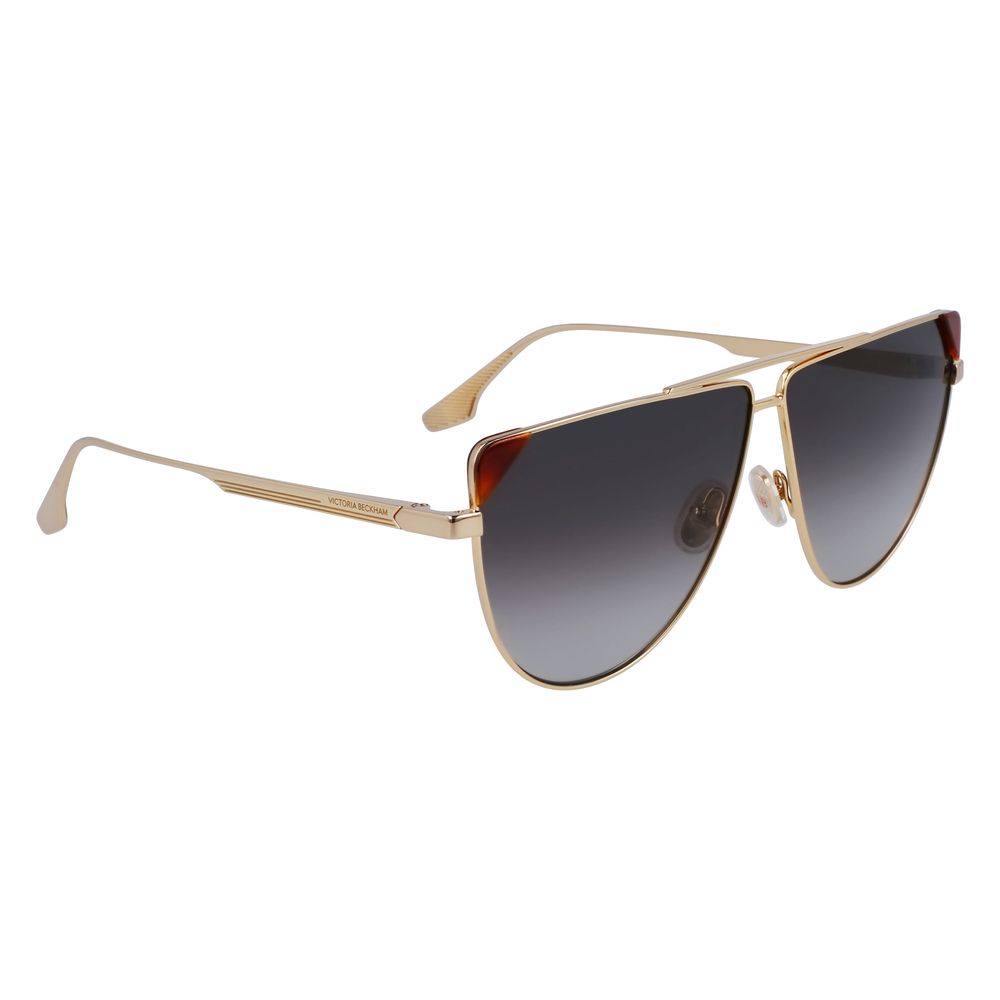 Victoria Beckham Brown Metal Sunglasses - Image 3
