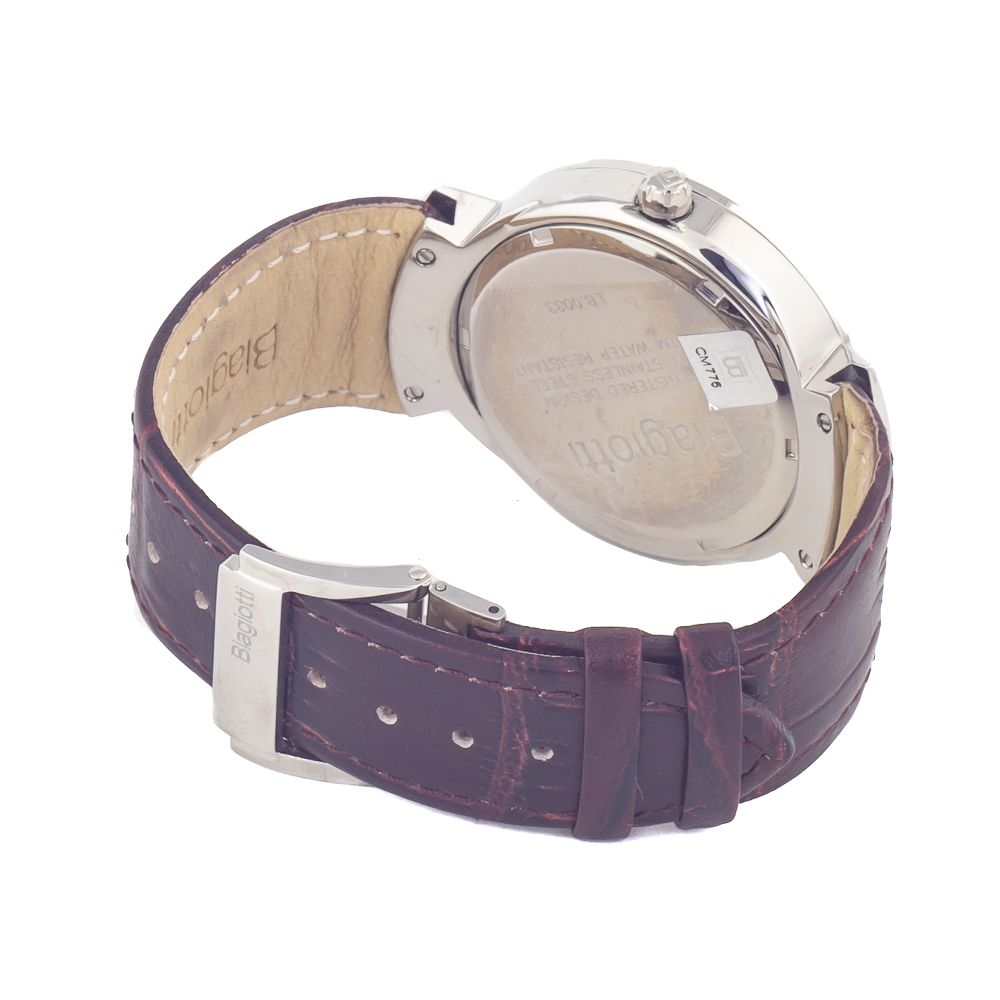 Laura Biagiotti Brown Leather Dress Watch - Image 2