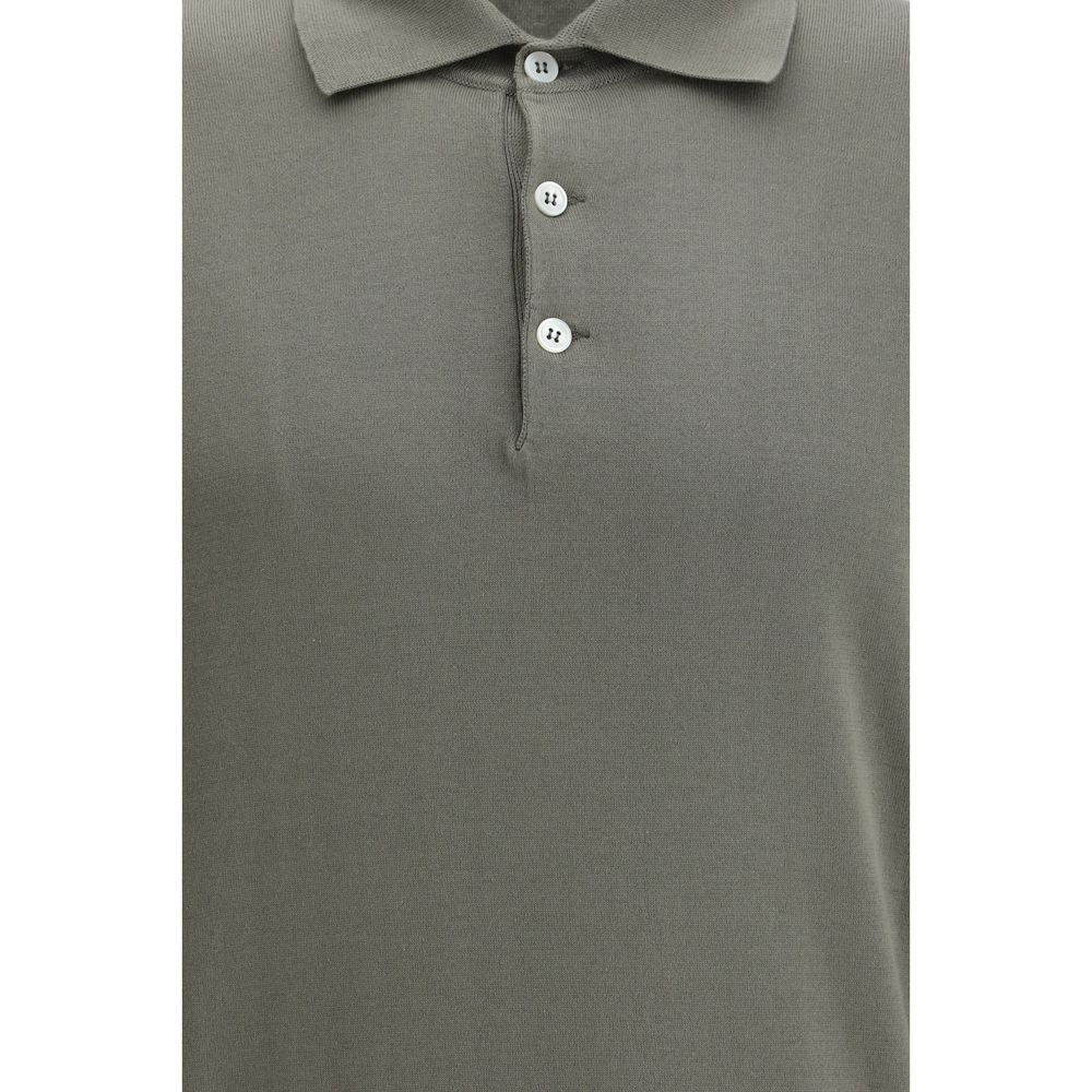 Brunello Cucinelli Bicolor Cotton Shortsleeve Shirt - Image 3