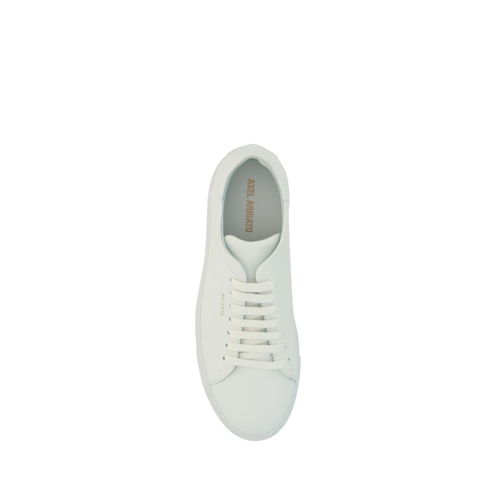 Axel Arigato White Calf Leather Bos Taurus Low Top Sneakers - Image 4