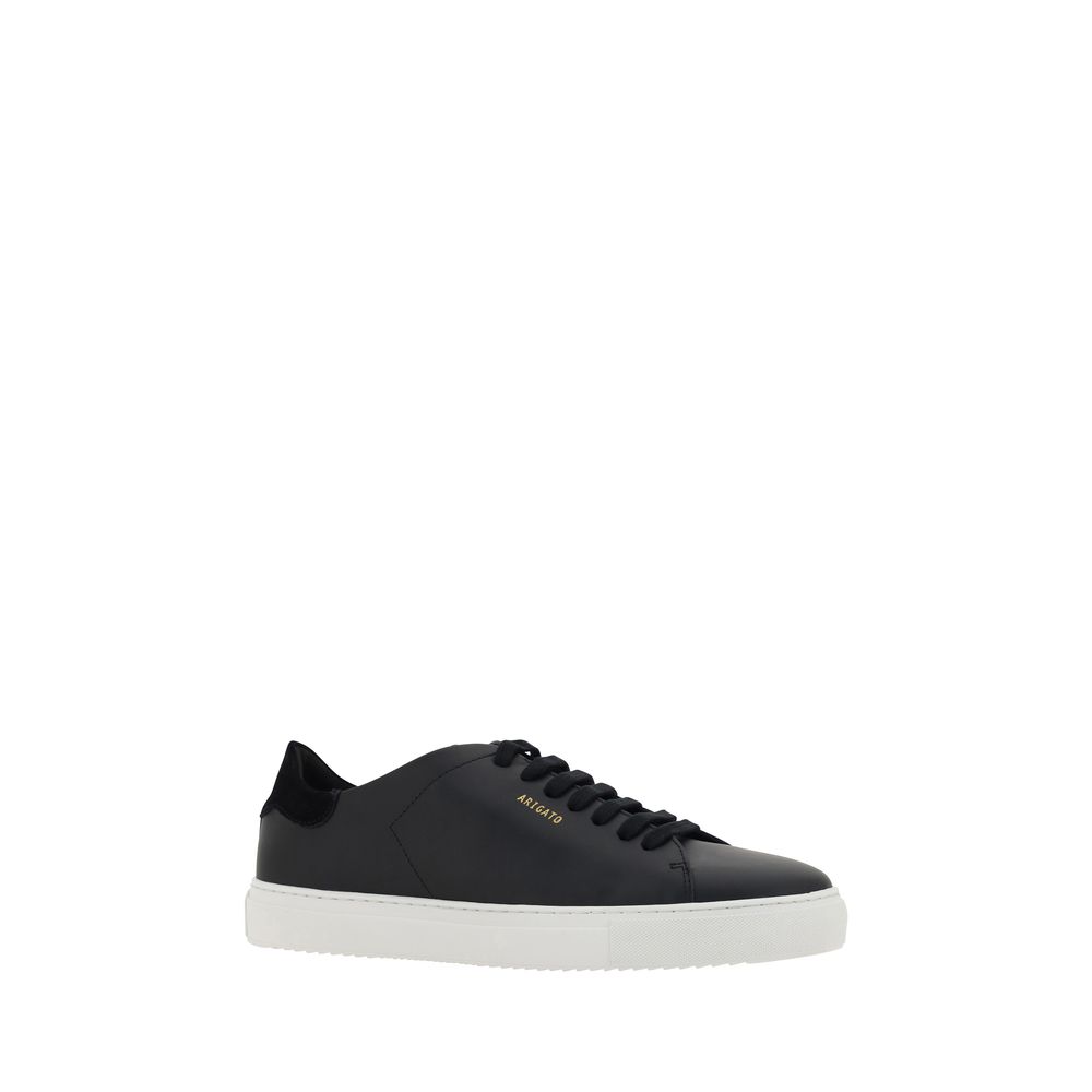 Axel Arigato Black Calf Leather Bos Taurus Low Top Sneakers - Image 2