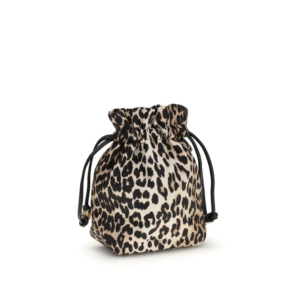 Ganni Multicolor Recycled Polyester Backet Bag - Image 3