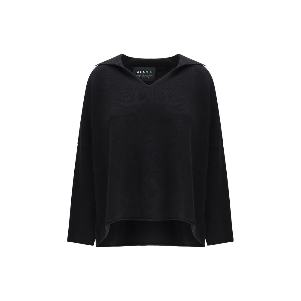 Alanui Black Cashmere Sweatshirt