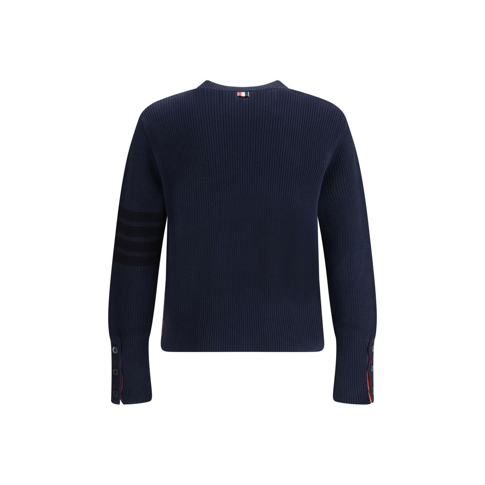 Thom Browne Blue Cotton Sweatshirt - Image 2