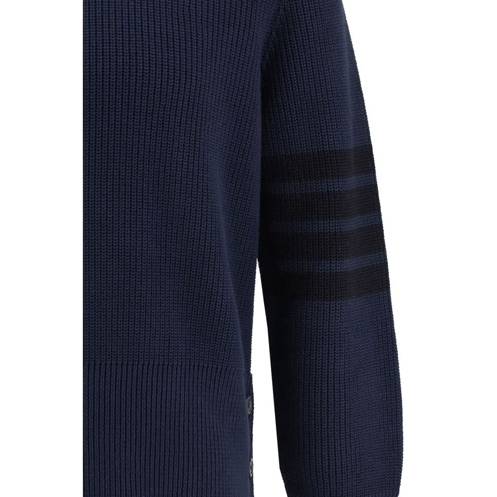 Thom Browne Blue Cotton Sweatshirt - Image 3