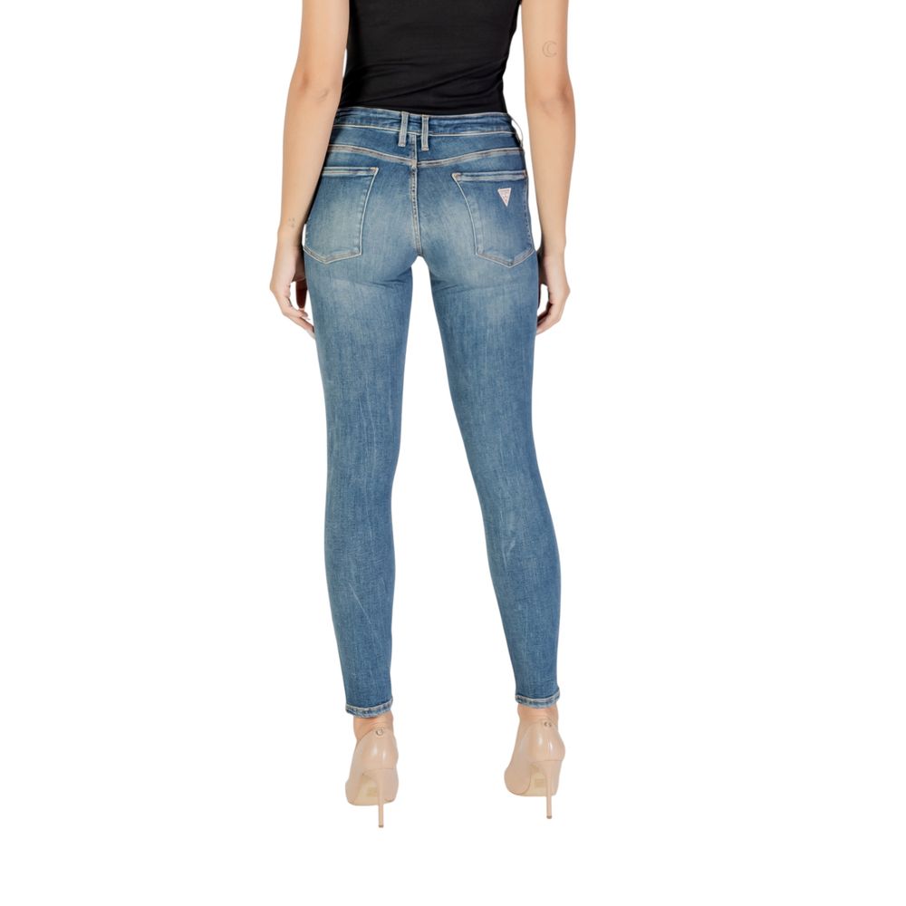 Guess Blue Cotton Skinny Jeans - Image 2