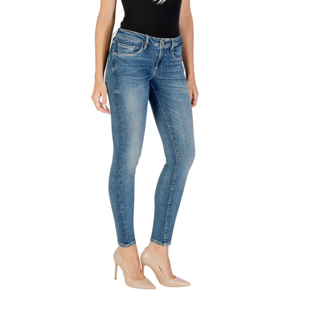 Guess Blue Cotton Skinny Jeans - Image 4