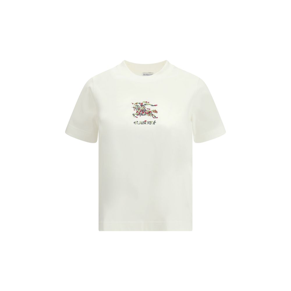 Burberry White Cotton T-Shirt
