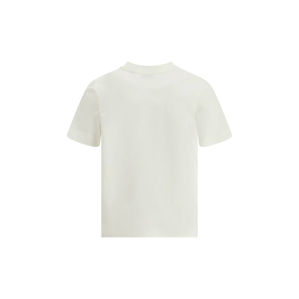 Burberry White Cotton T-Shirt - Image 2