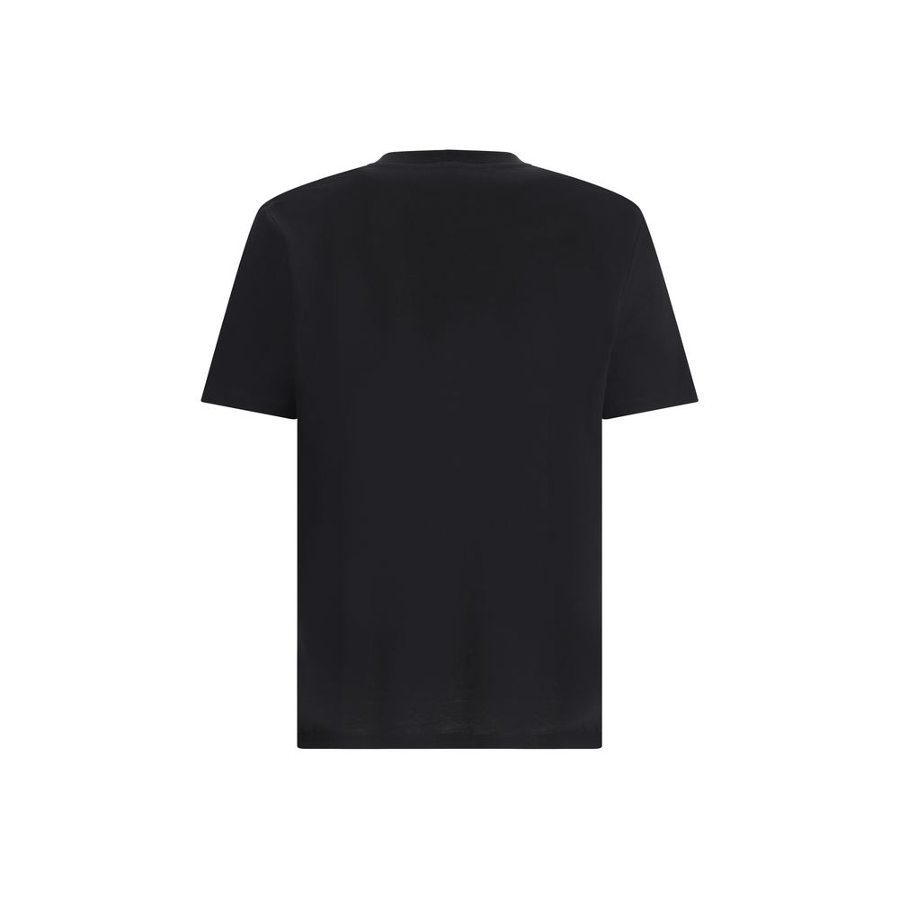 Balmain Black Cotton T-Shirt - Image 2
