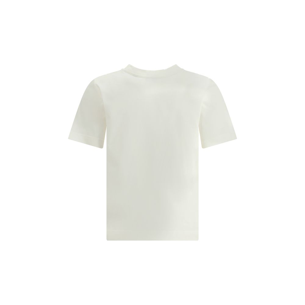 Burberry White Cotton T-Shirt - Image 2